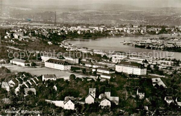Koblenz  Rhein Metternich Panorama
