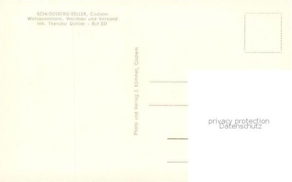 Cochem Kochem Mosel Schlossberg Keller Weinausschank – Bild 2