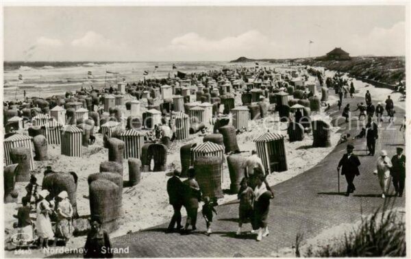 Norderney Nordseebad Strandpartie
