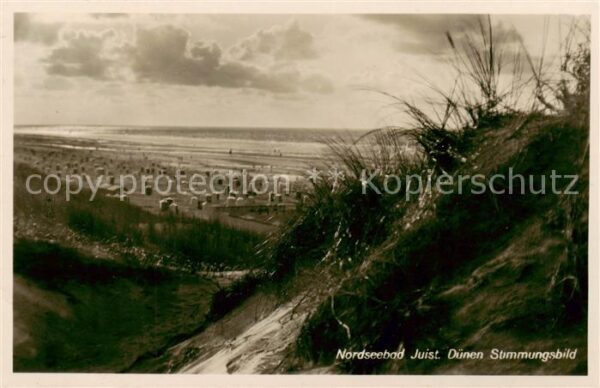 Juist Nordseebad Duenen Stimmungsbild