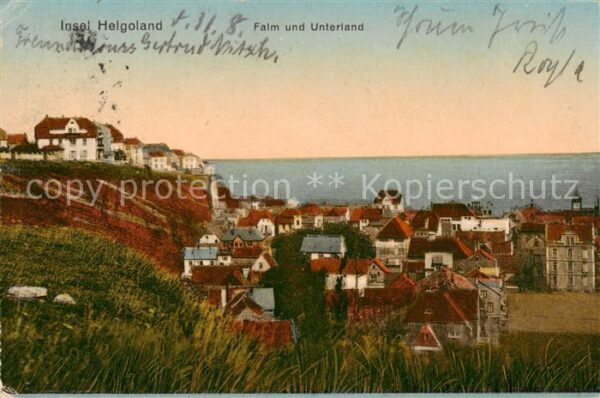 Helgoland Falm und Unterland