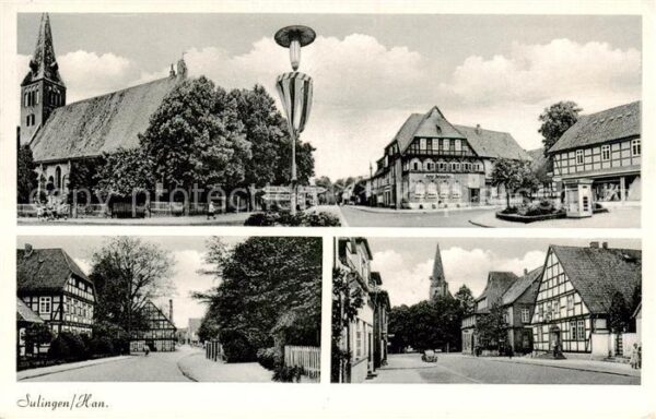 Sulingen Kirche Strassenpartien