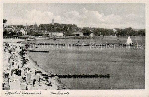 Eckernfoerde Ostseebad Am Strande