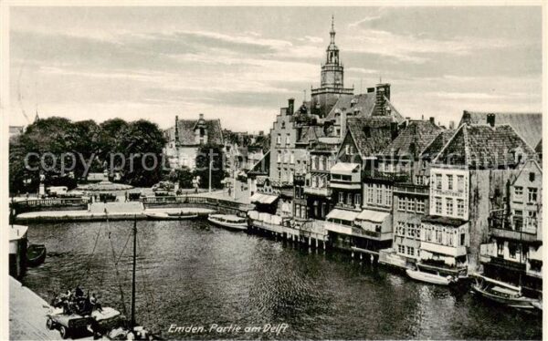 Emden  Ostfriesland Partie am Delft
