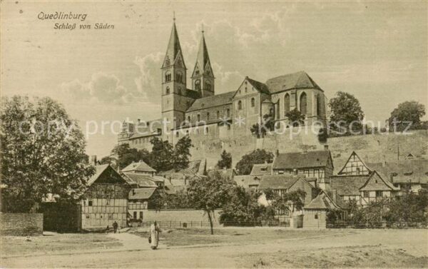 Quedlinburg Schloss von Sueden