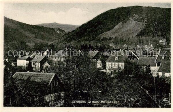 Ilsenburg Harz mit dem Brocken
