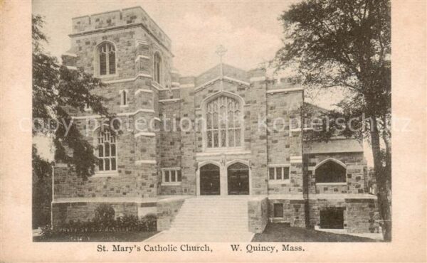 Quincy Massachusetts USA St Marys Catholic Church