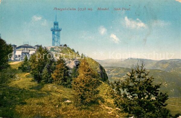 Penegal-Culm 1738m Suedtirol IT Mendel Panorama