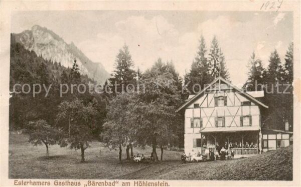 Woergl  Kufstein Tirol AT Esterhamers Gasthaus Baerenbad am Hoehlenstein