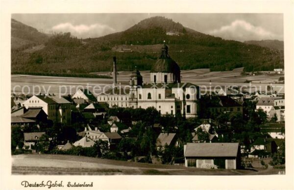 Deutsch-Gabel Jablonne Podjestedi CZ Panorama