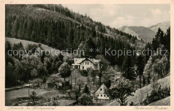 Lomnitz Lainsitz Lomnice Luznici Partie mit Foersterei