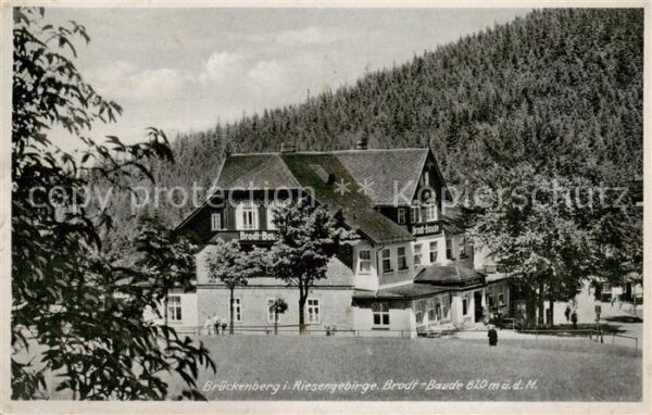 Brueckenberg Krummhuebel Riesengebirge PL Brodt Baude