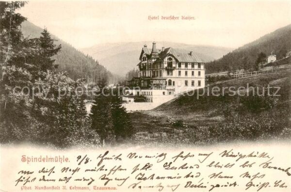 Spindelmuehle Riesengebirge Spindleruv Mlyn CZ Hotel Deutscher Kaiser