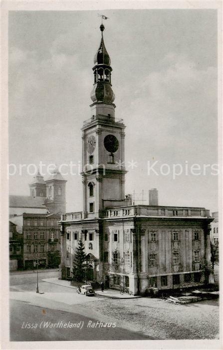 Lissa  Posen Leszno Warthegau PL Rathaus