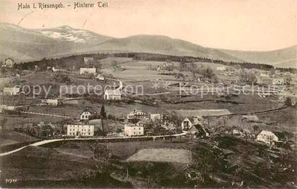 Hain  Giersdorf Riesengebirge Podgorzy PL Panorama