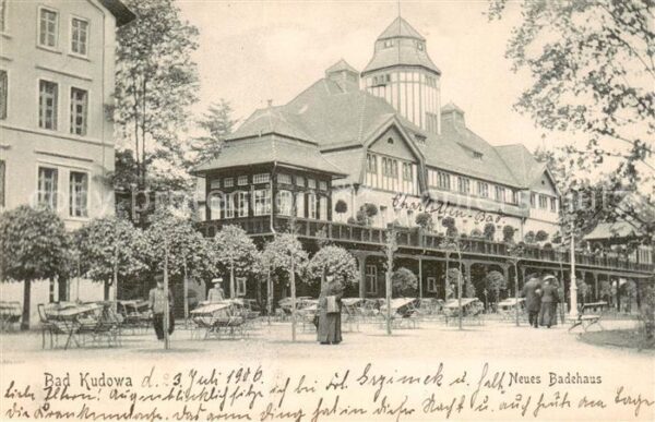 Bad Kudowa Kudowa-Zdroj Niederschlesien PL Neues Badehaus