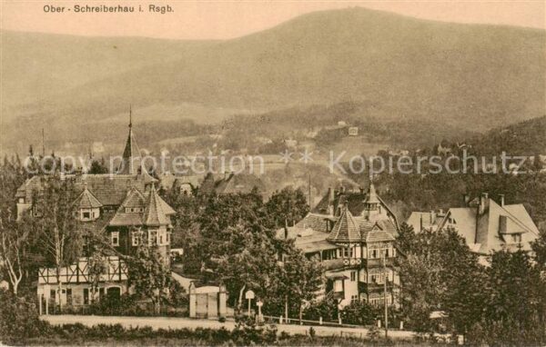 Ober-Schreiberhau Szklarska Poreba Riesengebirge PL Panorama