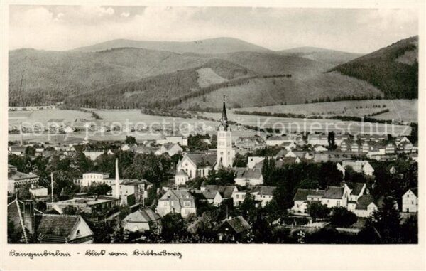 Langenbielau Bielawa Eulengebirge PL Blick vom Butterberg