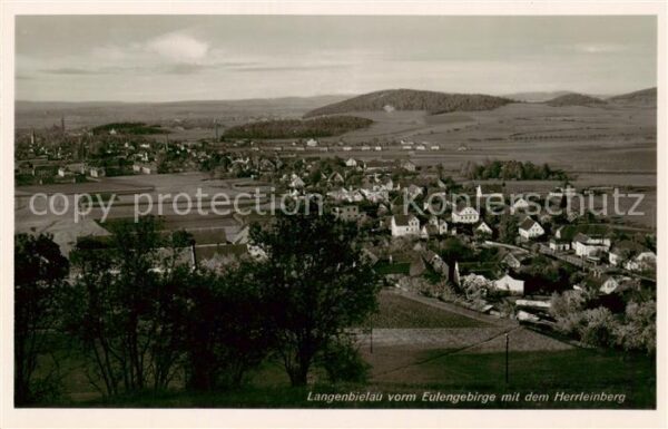 Langenbielau Bielawa Eulengebirge PL mit Eulengebirge und Herrleinberg