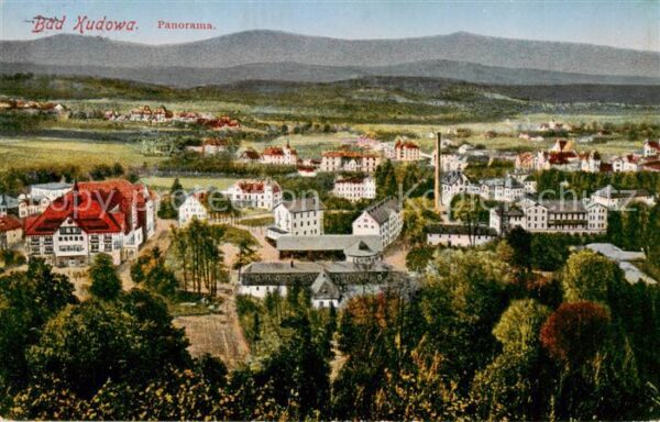 Bad Kudowa Kudowa-Zdroj Niederschlesien PL Panorama
