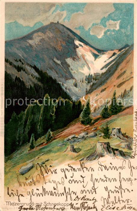 Melzergrund Kociol Lomniczki PL mit Schneekoppe