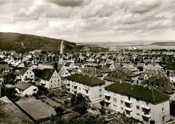 Bad Kreuznach mit Blick auf St Wolfgang und Hardtwald