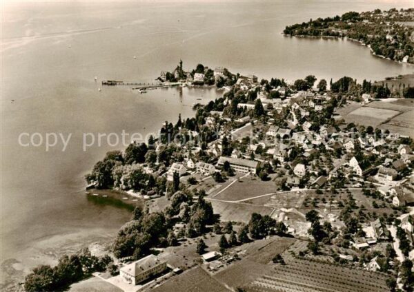 Wasserburg Bodensee Fliegeraufnahme