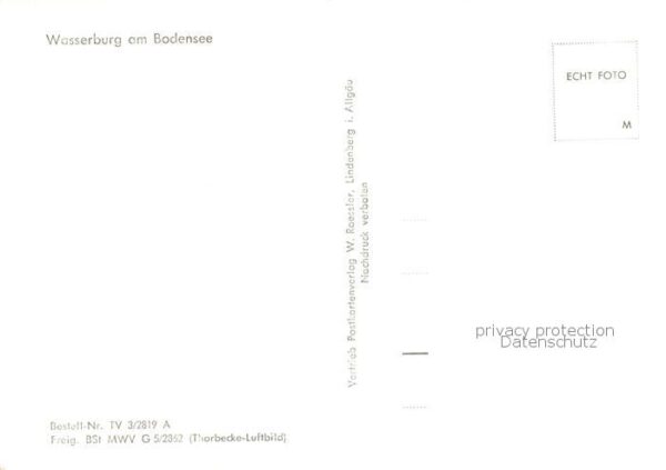 Wasserburg Bodensee Fliegeraufnahme – Bild 2