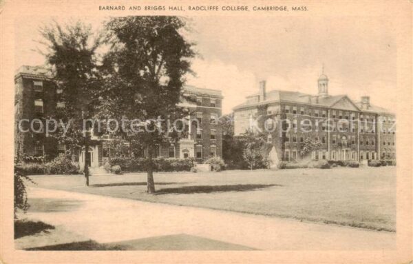 Cambridge Massachusetts Barnard and Briggs Hall Radcliffe College