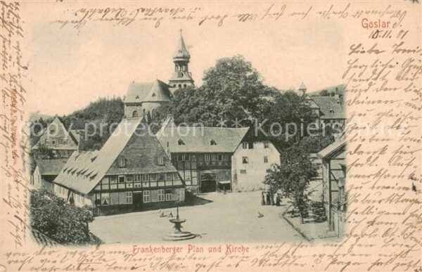 Goslar Frankenberger Plan und Kirche