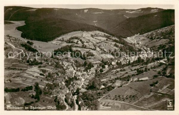Goldlauter-Heidersbach Panorama Thueringer Wald