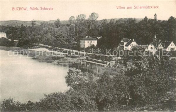 Buckow Maerkische Schweiz Villen am Schermuetzelsee