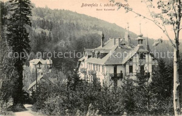 Baerenfels Erzgebirge Altenberg Hotel Kaiserhof