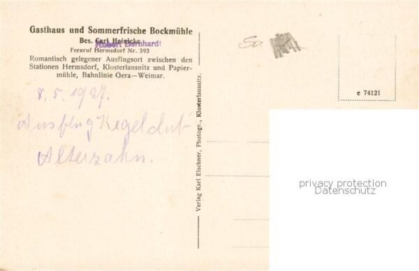Hermsdorf Thueringen Die Bockmuehle – Bild 2