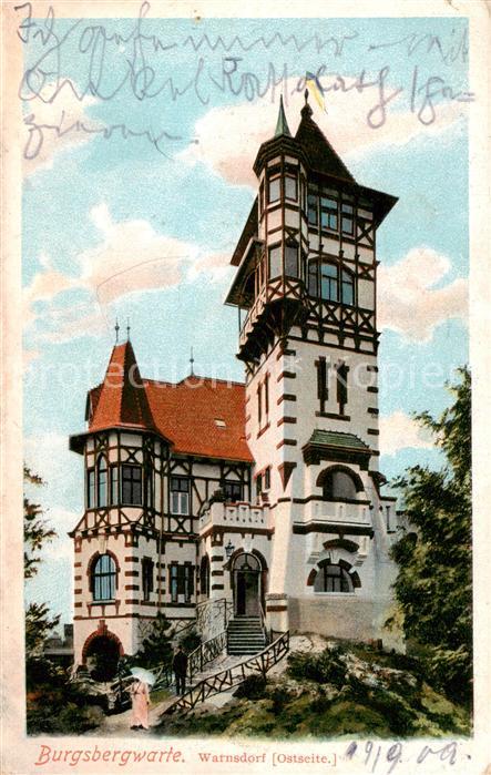 Warnsdorf  Varnsdorf Boehmen Burgsbergwarte