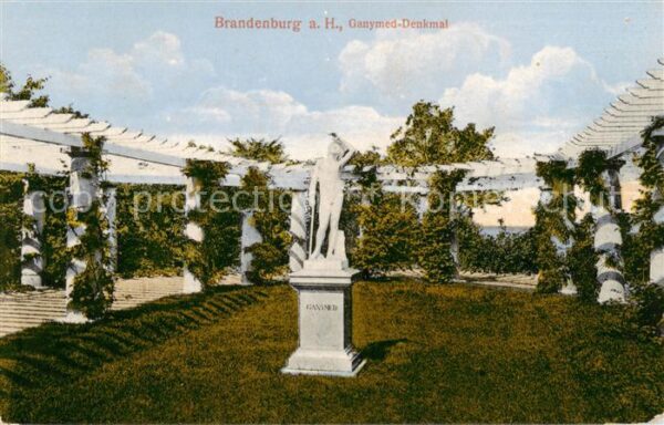 Brandenburg  Havel Ganymed Denkmal Feldpost