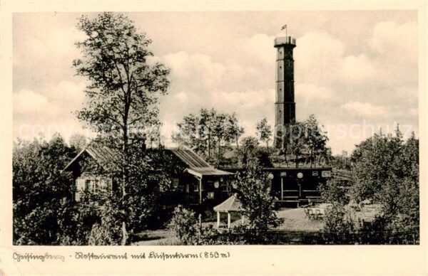 Geising Erzgebirge Restaurant mit Luisenturm