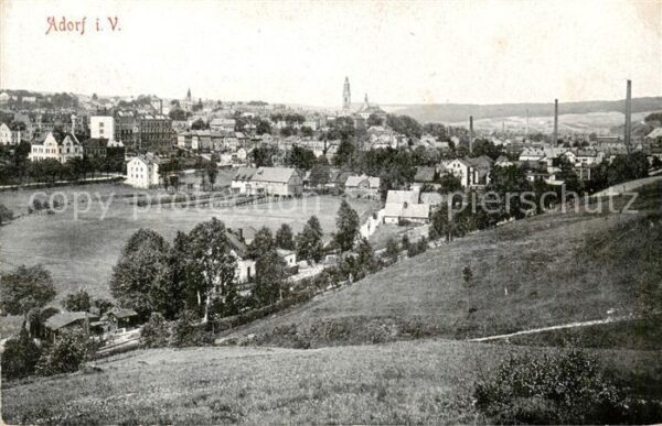 Adorf  Vogtland Panorama
