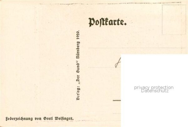 Eschenbach Wolframs Mauergaertlein Federzeichnung – Bild 2