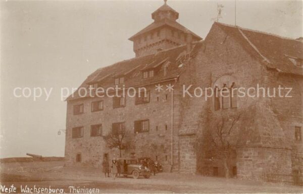 Wachsenburg Veste Thueringen Ansicht