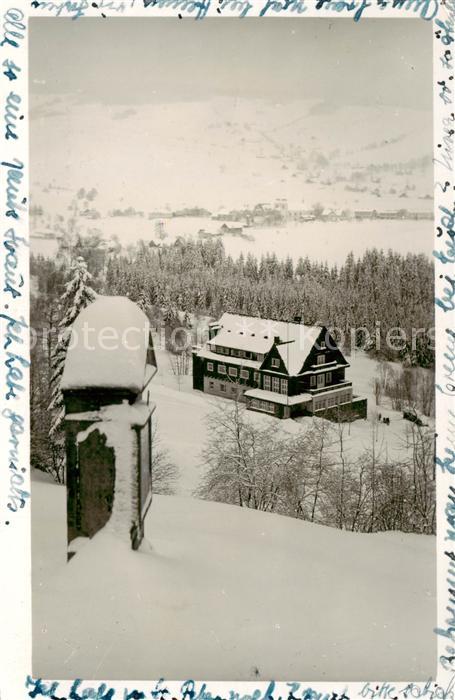 Deschnei Adlergebirge Destne v Orlickych Horach CZ Birke Haus