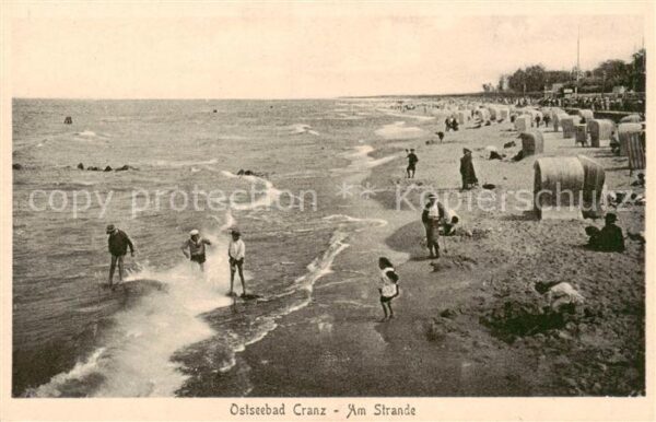 Cranz  Ostseebad Selenogradsk Kaliningrad RU Strandpartie