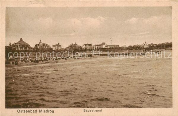 Misdroy Ostseebad Miedzyzdroje PL Badestrand