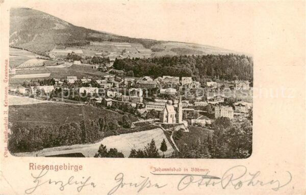 Johannisbad Janske Lazne Boehmen CZ Panorama