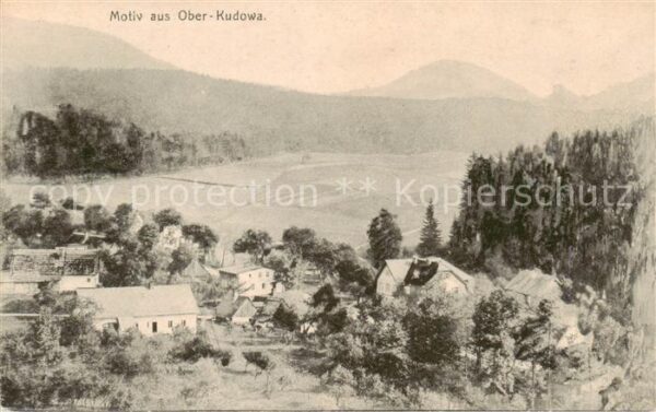 Ober-Kudowa-Zdroj Bad Kudowa Niederschlesien PL Panorama