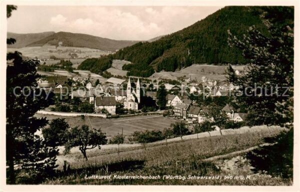 Klosterreichenbach Panorama mit Hotel Pension Sonne Post