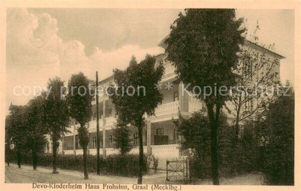 Graal-Mueritz Ostseebad Devo Kinderheim Haus Frohsinn