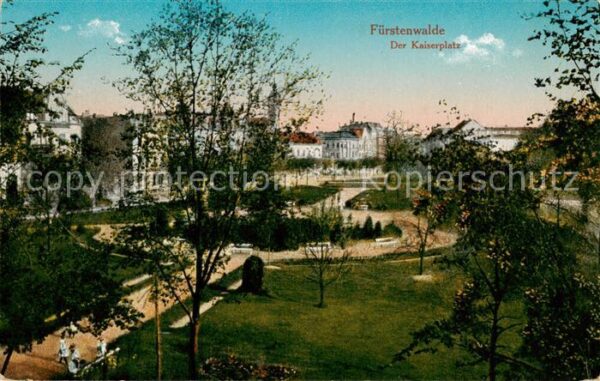 Fuerstenwalde Spree Der Kaiserplatz