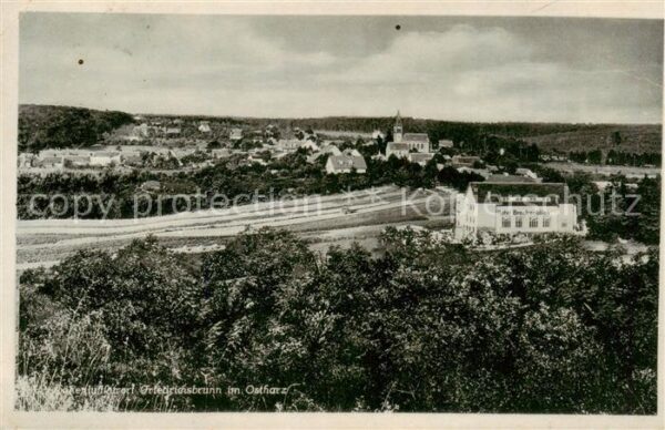 Friedrichsbrunn Harz Panorama Hoehenluftkurort