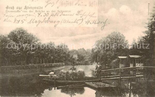 Eberswalde Promenade von der Schwaerze